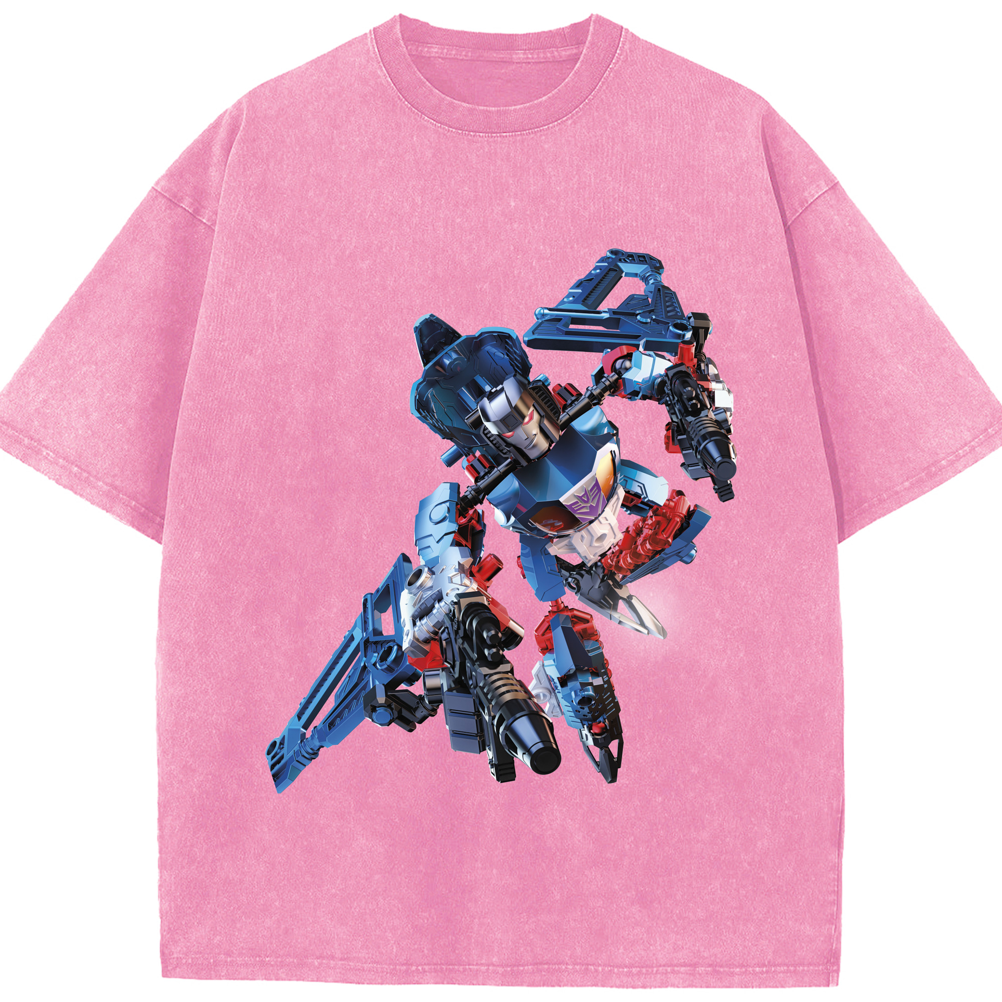 （画像用）  綿100% ヴィンテージ風 半袖Tシャツ（フロントプリント）